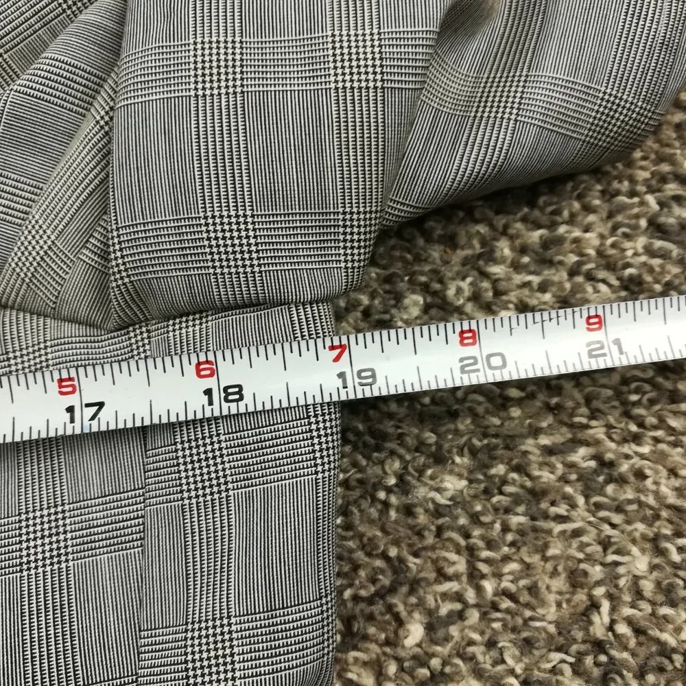 Brooks Brothers Sport Coat Angelico Italian Wool Glen Plaid Red Fleece Gray 36S